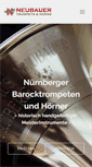 Mobile Screenshot of barocktrompete.com